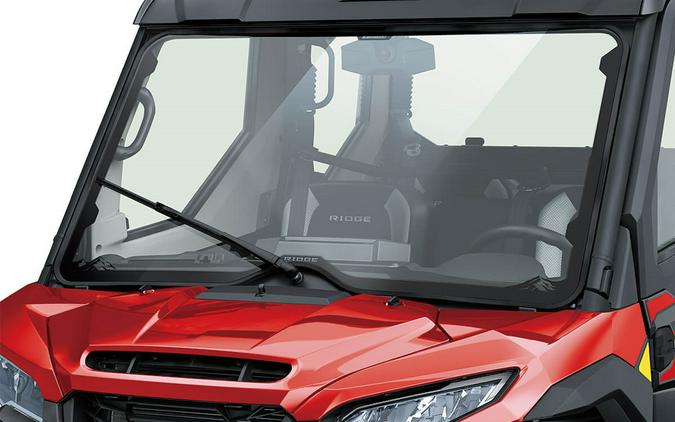 2025 Kawasaki RIDGE CREW HVAC Candy Persimmon Red - 110200