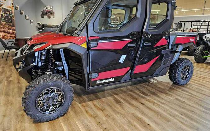 2025 Kawasaki RIDGE CREW HVAC Candy Persimmon Red - 110200