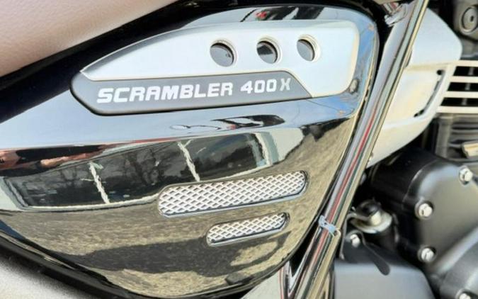 2024 Triumph Scrambler 400 X Phantom Black / Silver Ice