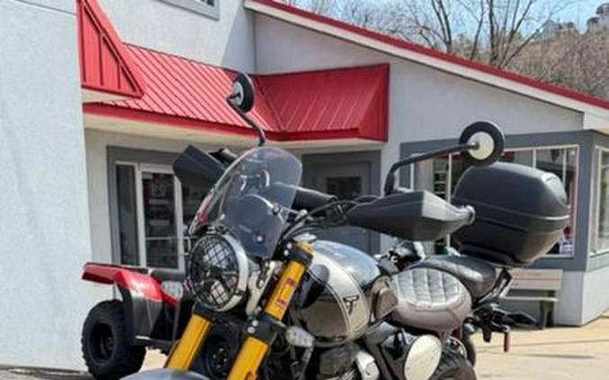 2024 Triumph Scrambler 400 X Phantom Black / Silver Ice