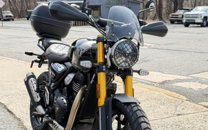 2024 Triumph Scrambler 400 X Phantom Black / Silver Ice