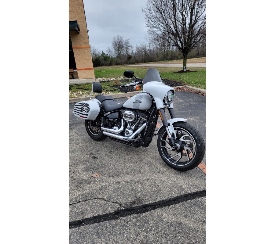 2021 Harley-Davidson Sport Glide Stone Washed White Pearl