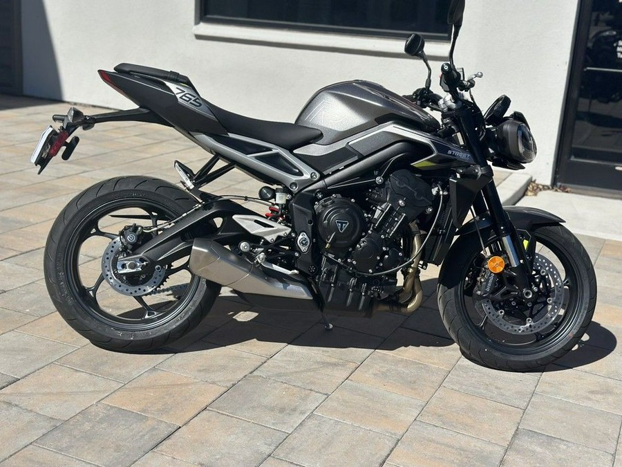 2024 Triumph Street Triple 765 R Silver Ice