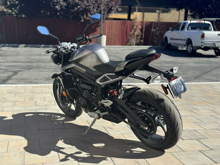 2024 Triumph Street Triple 765 R Silver Ice