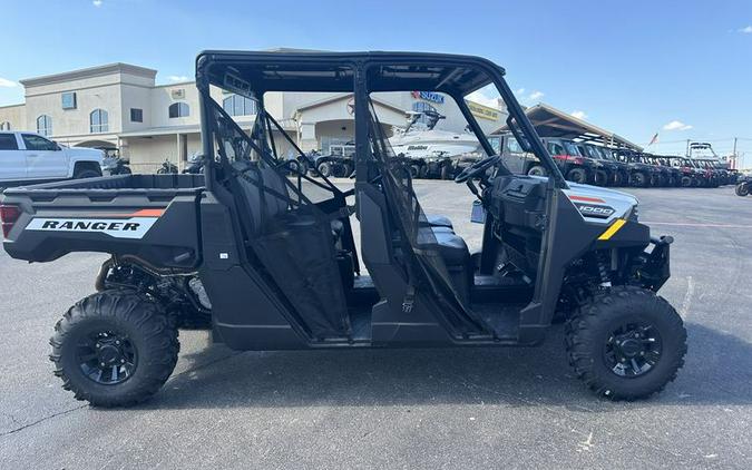 New 2025 POLARIS RANGER CREW 1000 PREMIUM WHITE LIGHTNING