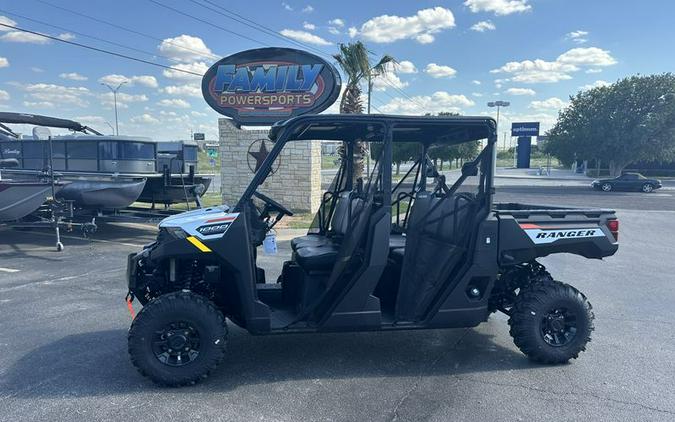 New 2025 POLARIS RANGER CREW 1000 PREMIUM WHITE LIGHTNING