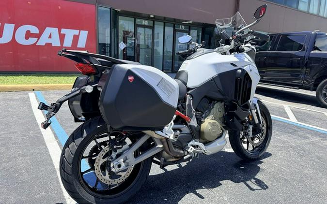 2023 Ducati Multistrada V4S Iceberg White - Alloy Wheels