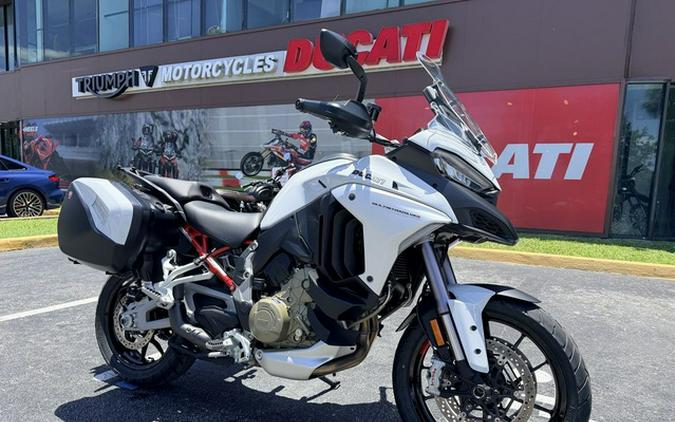 2023 Ducati Multistrada V4S Iceberg White - Alloy Wheels