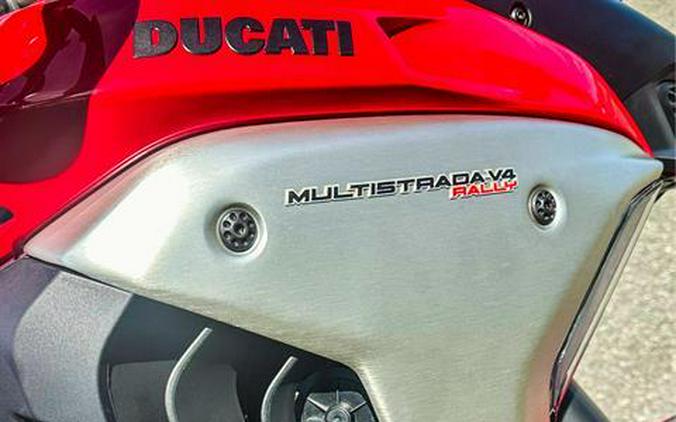 2024 Ducati Multistrada V4 Rally Adventure Travel & Radar