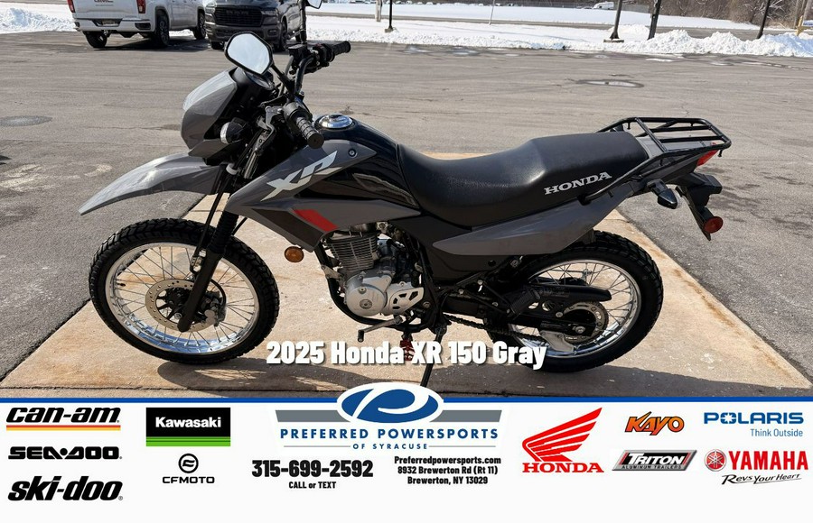 2025 XR 150L Gray - Honda