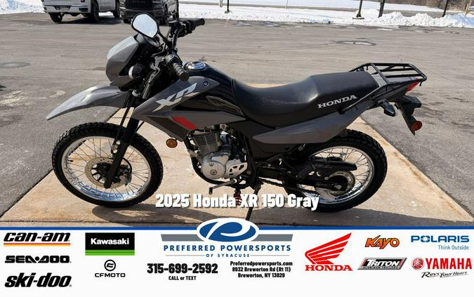 2025 Honda XR 150L Gray