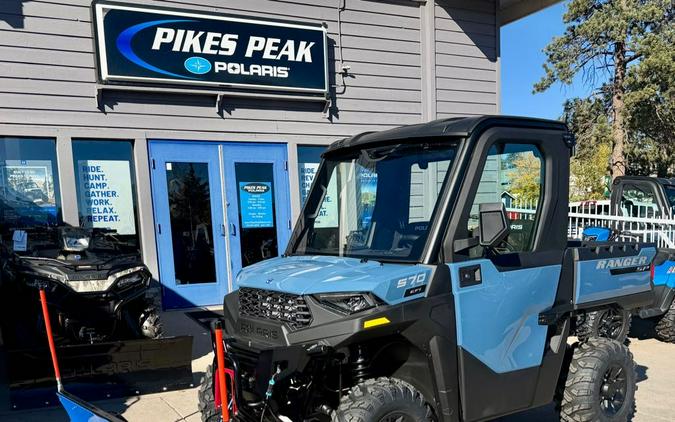 2026 Polaris RANGER SP 570 NORTHSTAR EDITION PREMIUM ZENITH BLUE with PLOW