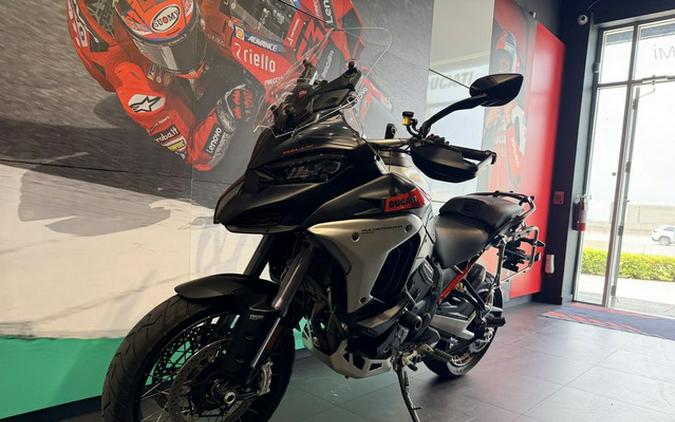 2023 Ducati Multistrada V4 Rally Brushed Aluminum & Matte Blac