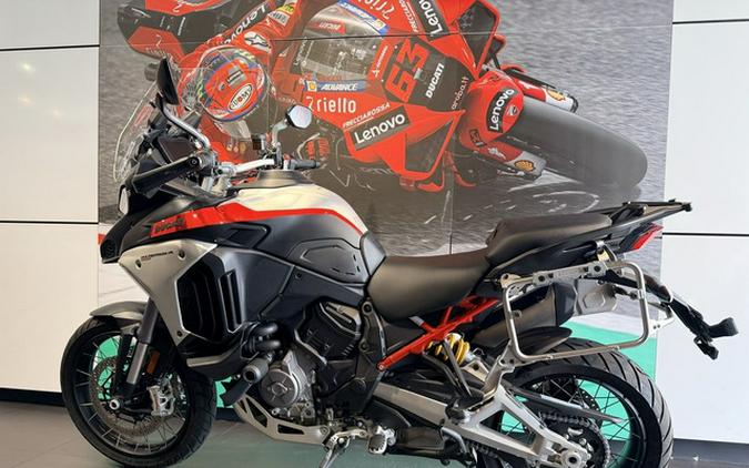 2023 Ducati Multistrada V4 Rally Brushed Aluminum & Matte Blac