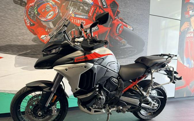 2023 Ducati Multistrada V4 Rally Brushed Aluminum & Matte Blac