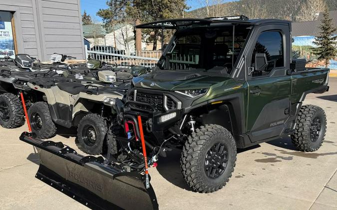 2026 Polaris RANGER XD 1500 NORTHSTAR MOUNTAINEER EDITION TREELINE GREEN WITH PLOW