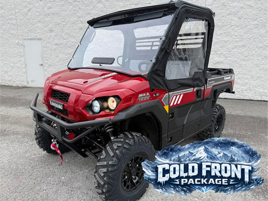 2026 Kawasaki Mule PRO-FXR 1000 LE Cold Front Package LE
