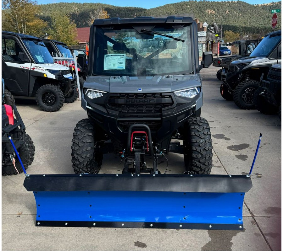 2026 Polaris RANGER XP 1000 NORTHSTAR EDITION PREMIUM STEALTH GRAY with PLOW