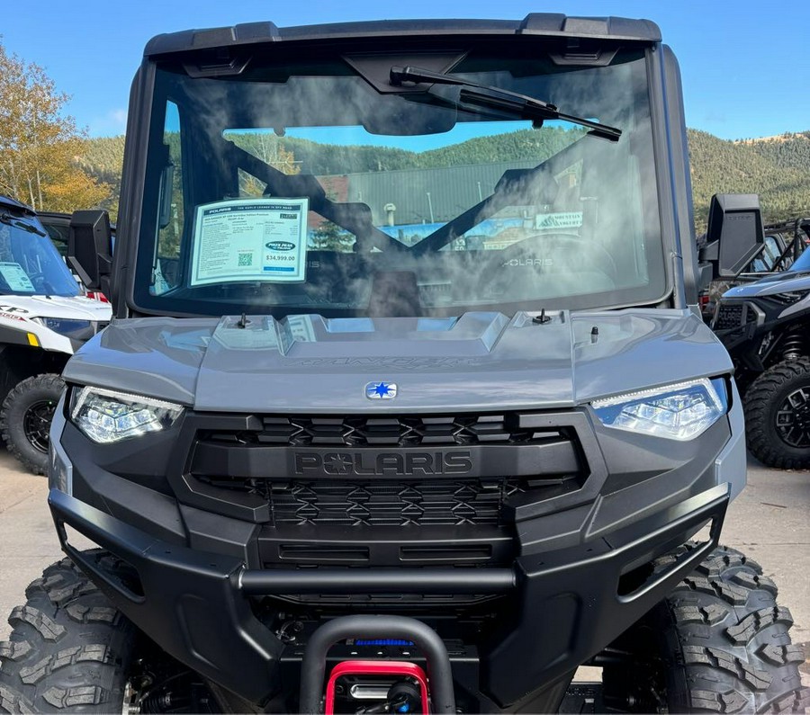 2026 Polaris RANGER XP 1000 NORTHSTAR EDITION PREMIUM STEALTH GRAY with PLOW