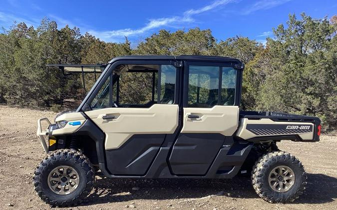 2024 Can-Am® Defender MAX Limited HD10 Desert Tan & Timeless Black