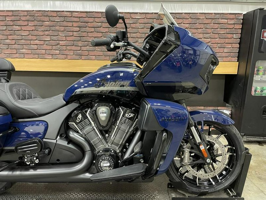 2024 Indian Motorcycle® Pursuit® Dark Horse® with PowerBand Audio Package Springfield Blue