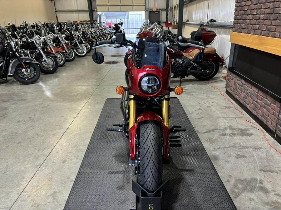 2025 Indian Motorcycle® 101 Scout® Sunset Red Metallic with Graphics