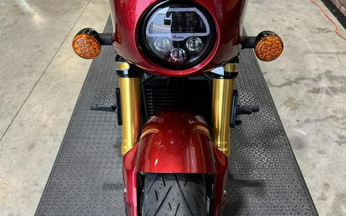 2025 Indian Motorcycle® 101 Scout® Sunset Red Metallic with Graphics