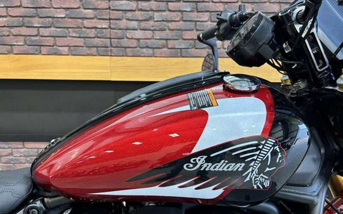 2025 Indian Motorcycle® 101 Scout® Sunset Red Metallic with Graphics