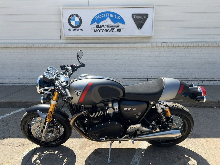 2020 Triumph Thruxton RS - Showcase Matte Storm Grey/Matte Silver Ice