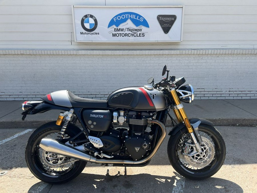 2020 Triumph Thruxton RS - Showcase Matte Storm Grey/Matte Silver Ice