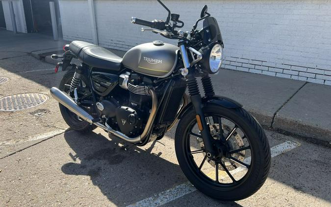 2023 Triumph Speed Twin 900 Matte Silver Ice