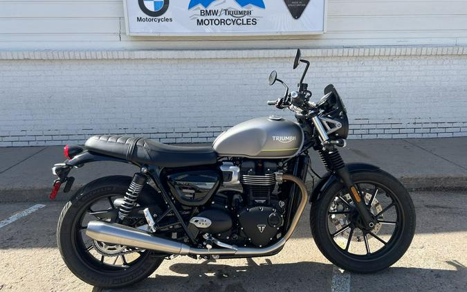 2023 Triumph Speed Twin 900 Matte Silver Ice