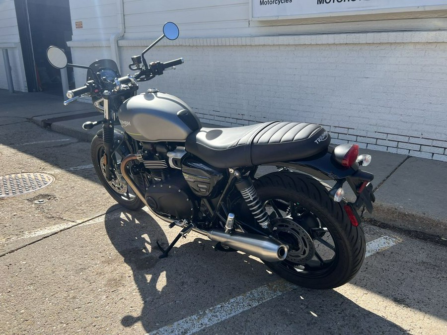 2023 Triumph Speed Twin 900 Matte Silver Ice