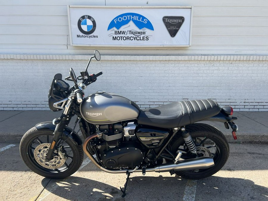 2023 Triumph Speed Twin 900 Matte Silver Ice