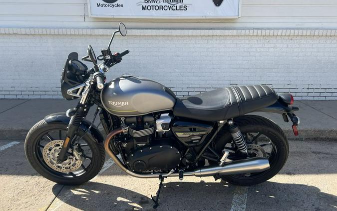 2023 Triumph Speed Twin 900 Matte Silver Ice