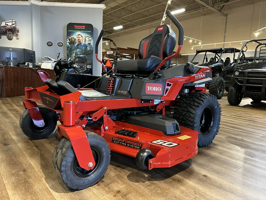 2025 Toro 60 in. (152 cm) TITAN MyRIDE Zero Turn Mower - 109236
