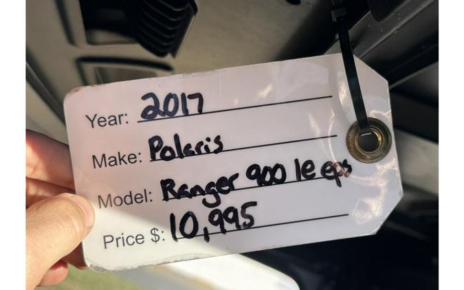 2017 Polaris RANGER 900 XP EPS