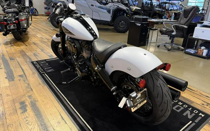 2026 Indian Motorcycle® Chief® Bobber Dark Horse® Ghost White Metallic Smoke