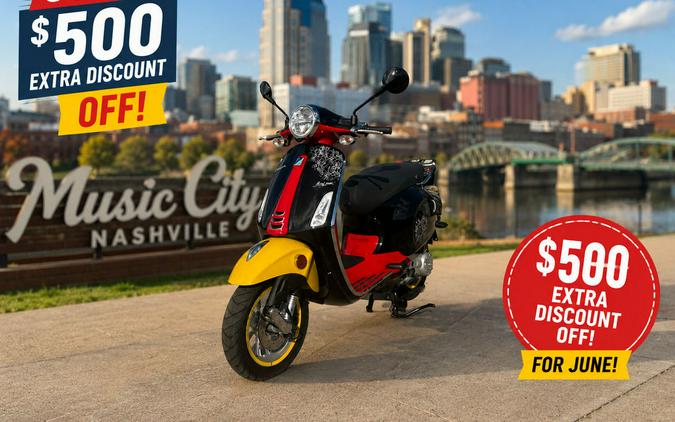 2023 Vespa Primavera 50 Disney Mickey Mouse Edition