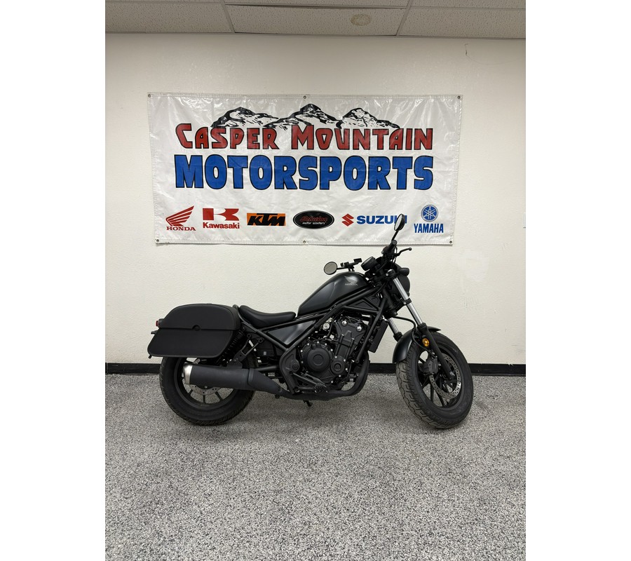 2025 Honda Rebel 500 ABS Matte Black Metallic - UH0083