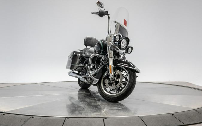 2014 HARLEY-DAVIDSON FLHR ROAD KING in Vivid Black w/ Pinstripe with 21,216 miles