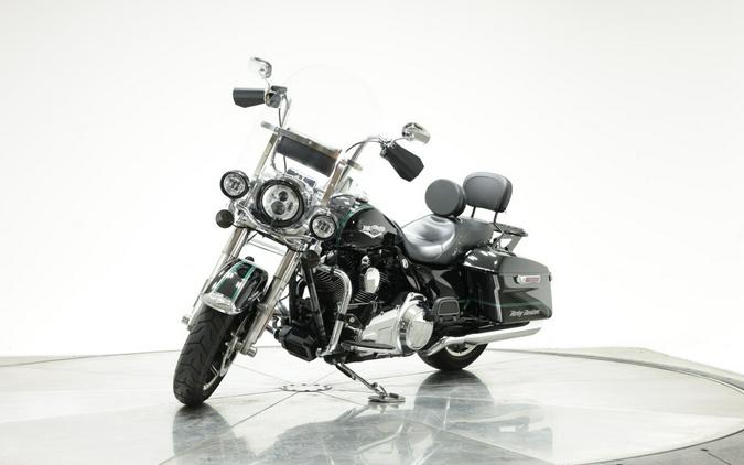 2014 HARLEY-DAVIDSON FLHR ROAD KING in Vivid Black with Pinstripe with 21,216 miles