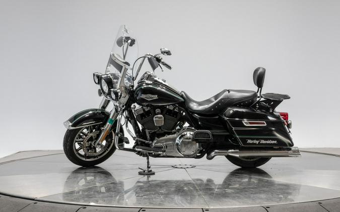 2014 HARLEY-DAVIDSON FLHR ROAD KING in Vivid Black w/ Pinstripe with 21,216 miles