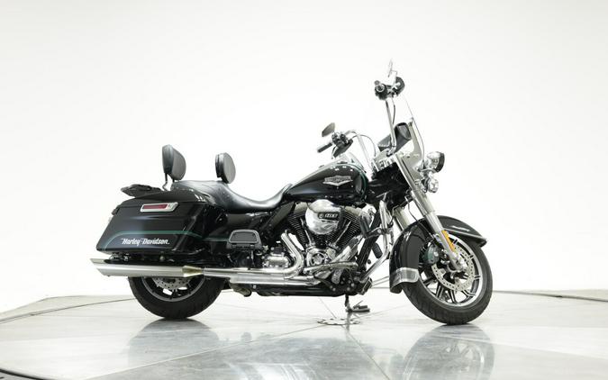 2014 HARLEY-DAVIDSON FLHR ROAD KING in Vivid Black with Pinstripe with 21,216 miles
