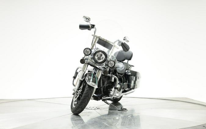 2014 HARLEY-DAVIDSON FLHR ROAD KING in Vivid Black with Pinstripe with 21,216 miles