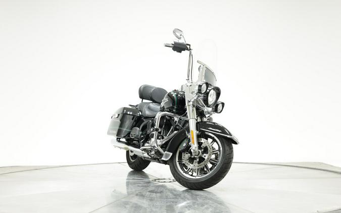 2014 HARLEY-DAVIDSON FLHR ROAD KING in Vivid Black with Pinstripe with 21,216 miles