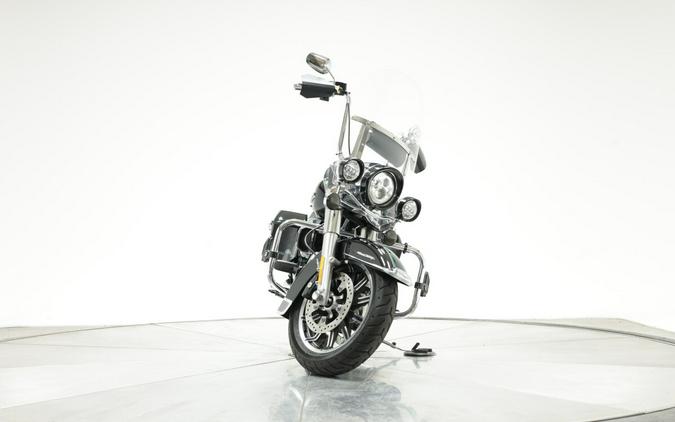 2014 HARLEY-DAVIDSON FLHR ROAD KING in Vivid Black with Pinstripe with 21,216 miles