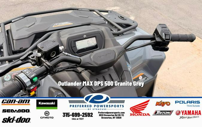 2026 Outlander MAX DPS 500 Granite Grey - Can-Am