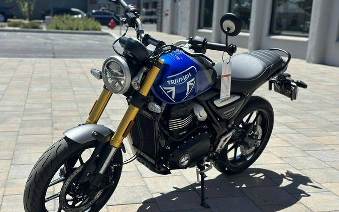 2024 Triumph Speed 400 Caspian Blue / Storm Grey