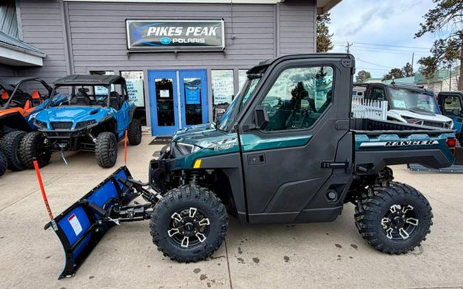 2026 Polaris RANGER XP 1000 NORTHSTAR PREMIUM LABYRINTH BLUE with PLOW